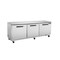 Maxx Cold Undercounter Refrigerator, Triple Door 18 CUFT MXCR72U - alternate 1